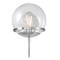 Westinghouse Fixture Wall 60W Marla, Brushed Nickel Clear Glassobe Glass 6119200 - alternate 4
